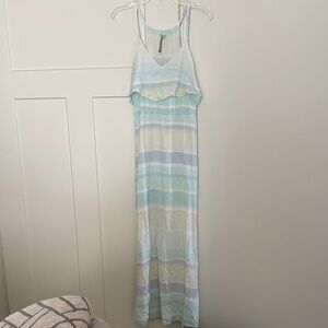 Lauren Conrad Striped Pastel Maxi Dress - Spaghetti Strap